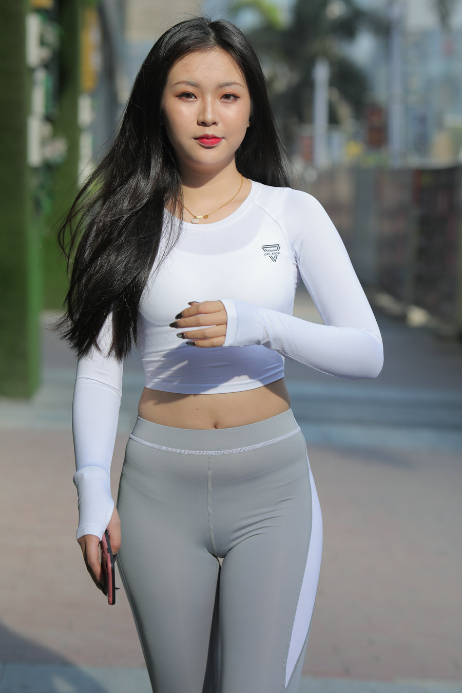 灰色瑜伽裤女孩 J0907 468P2V-6.31GB-米合兔