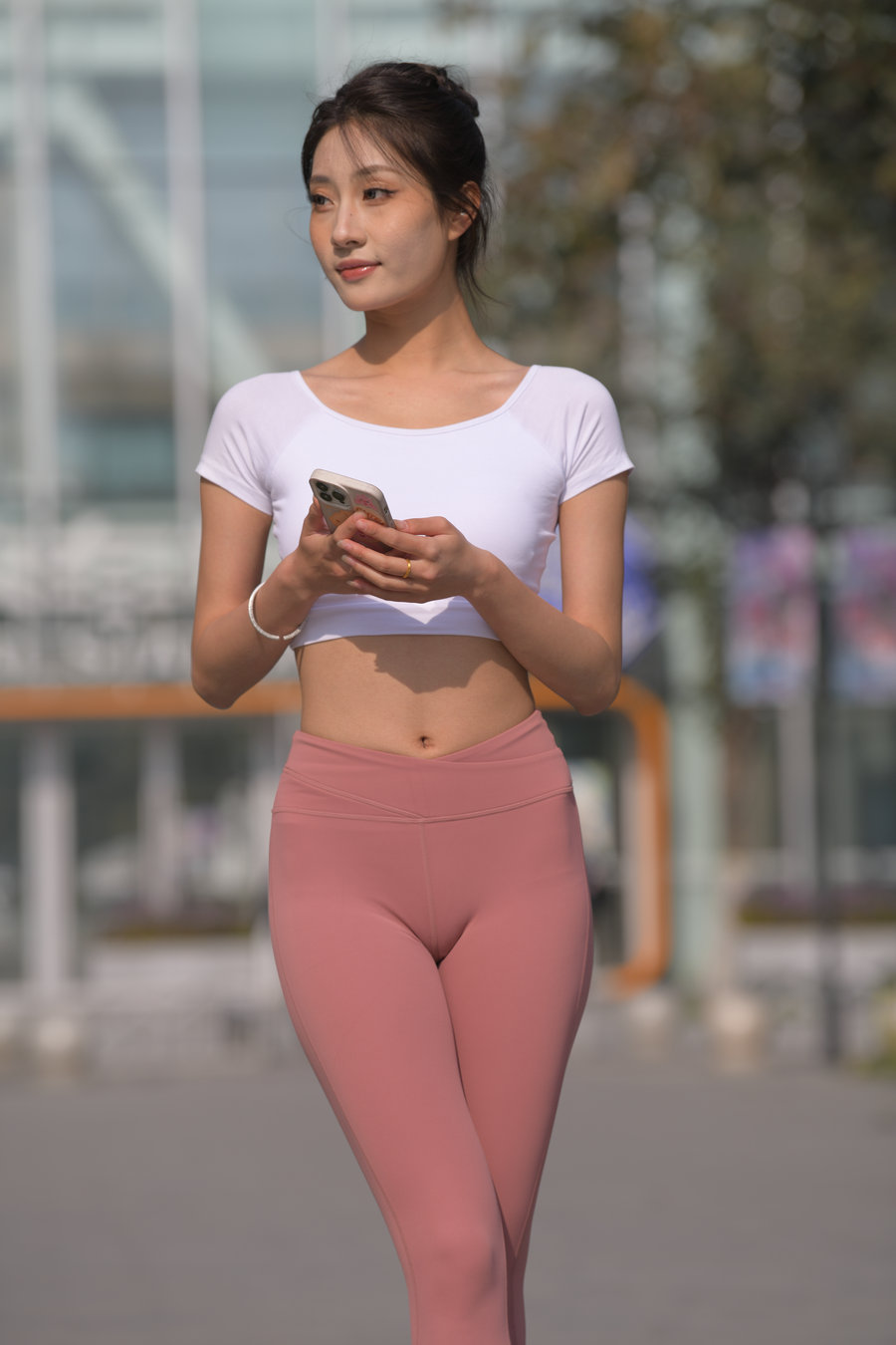 粉红色瑜伽裤女孩J4915 583P1V-26.4GB-米合兔