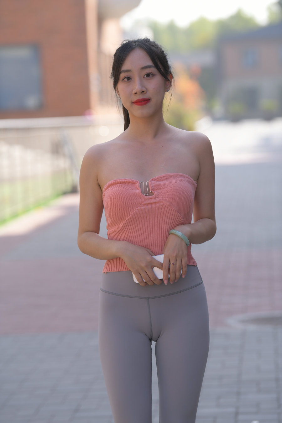 灰色瑜伽裤女孩J4905 522P1V-25.8GB-米合兔