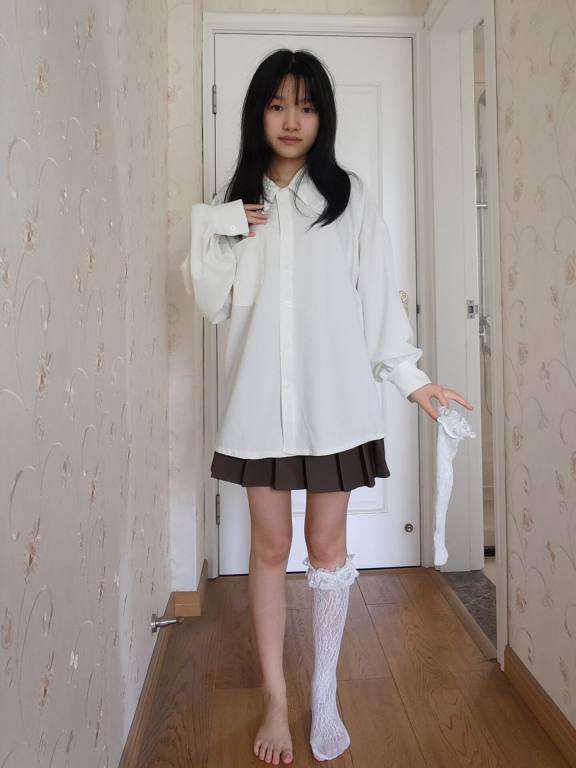 百褶裙可爱又大方的小姑娘【122P】20002-米合兔