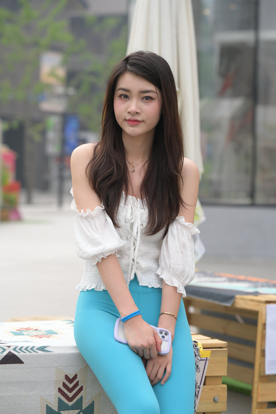 图片[2]-蓝色瑜伽裤漂亮女孩 J3299 769P-12.9GB-米合兔