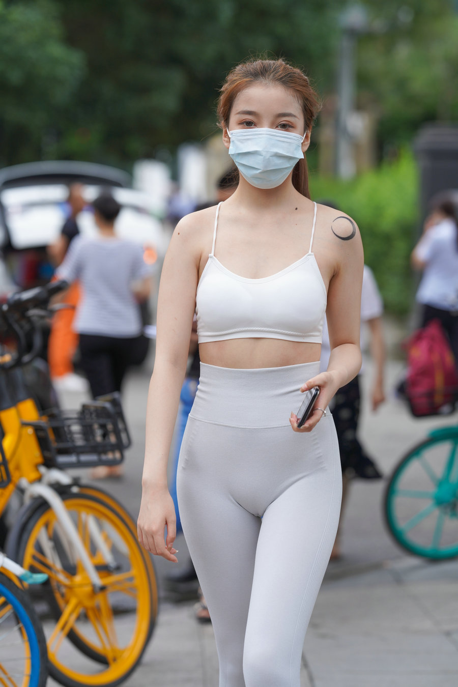 图片[2]-灰色瑜伽裤女孩 J1323 723P4V-17.9GB-米合兔