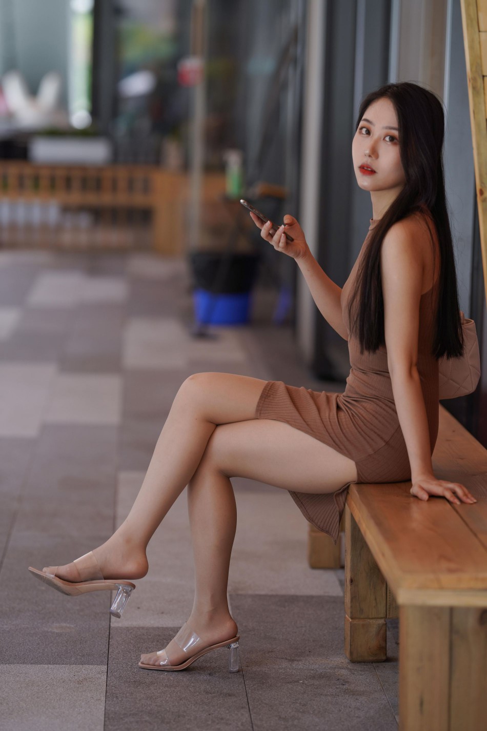 图片[5]-超有女人味的姑娘短裙逛街【400P】00049-米合兔