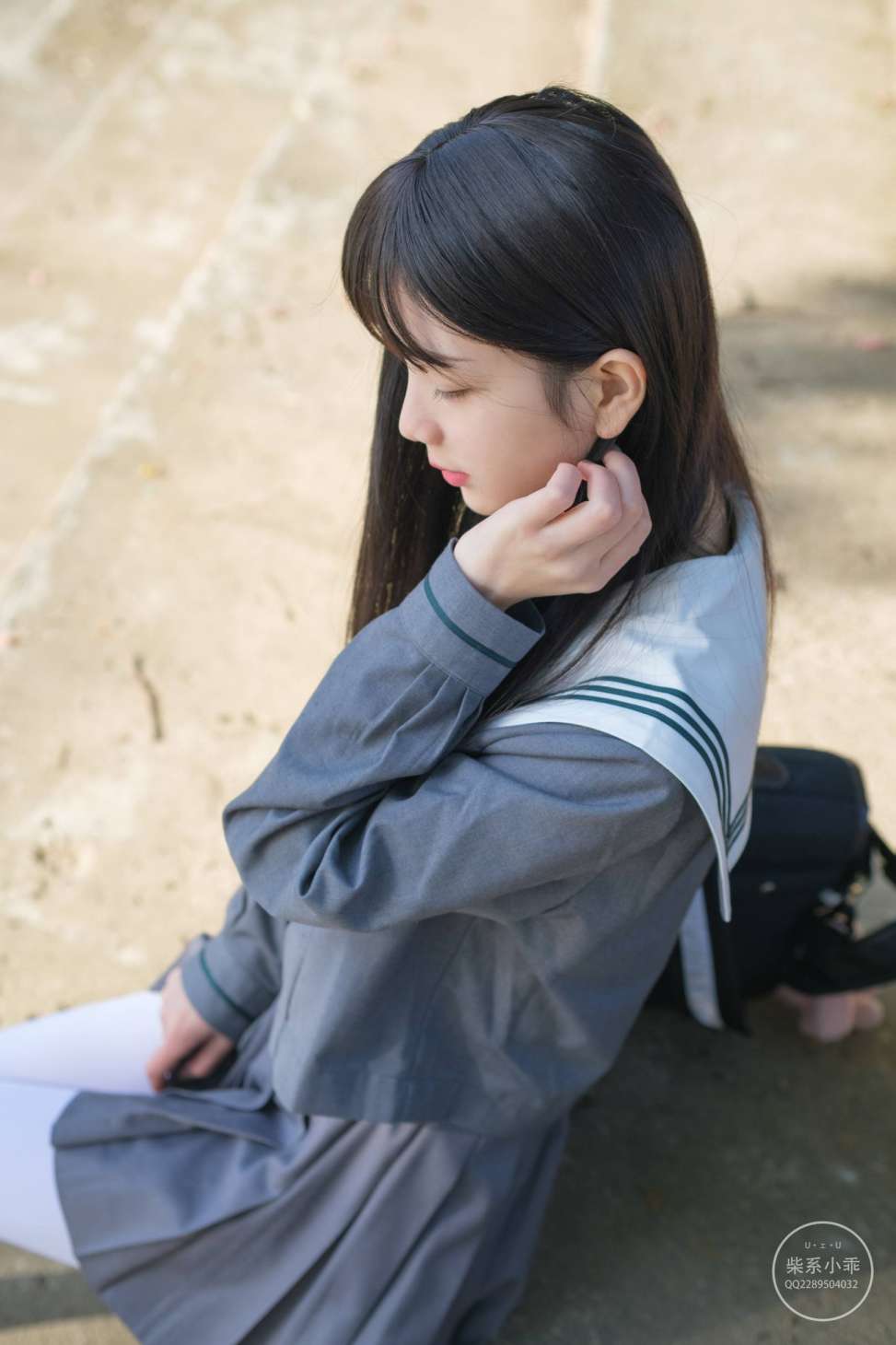 图片[3]-白丝清纯少女真的太可爱了【60P】20001-米合兔