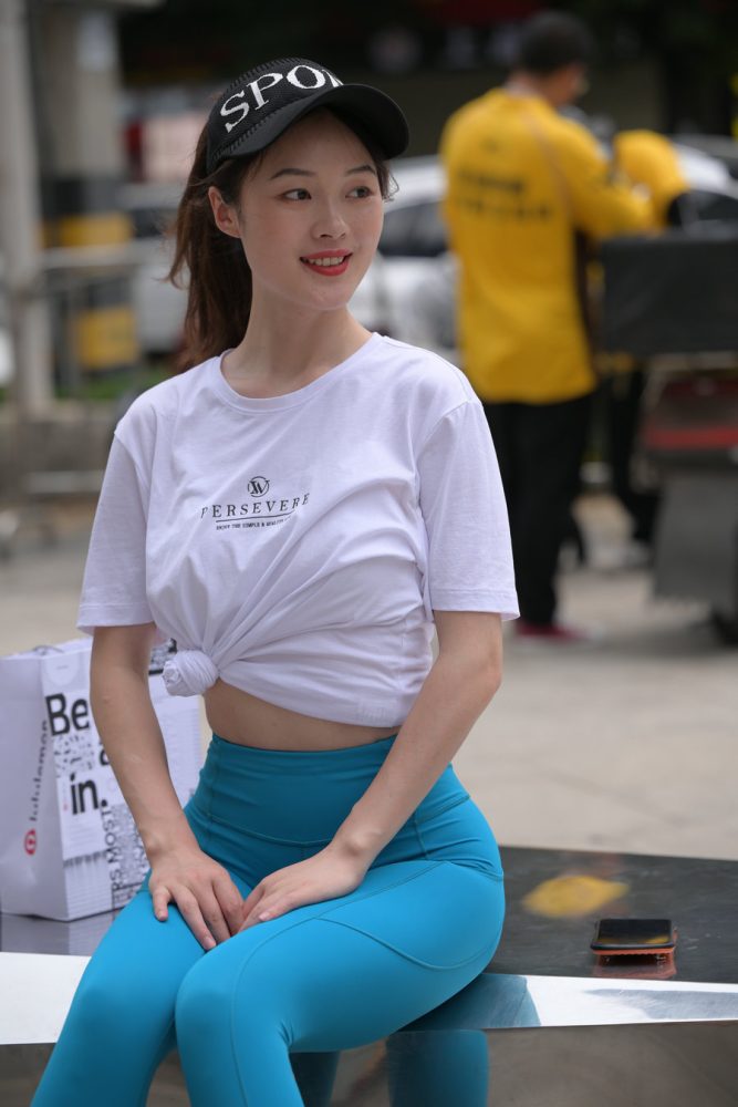 图片[2]-蓝色瑜伽裤阳光女孩J2095 611P1V-21.8GB-米合兔