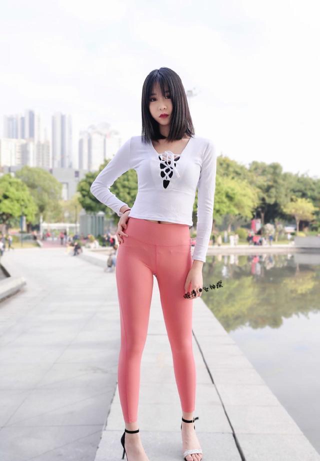 图片[2]-粉色瑜伽裤年轻女孩 J1311 417P17V-14.9GB-米合兔