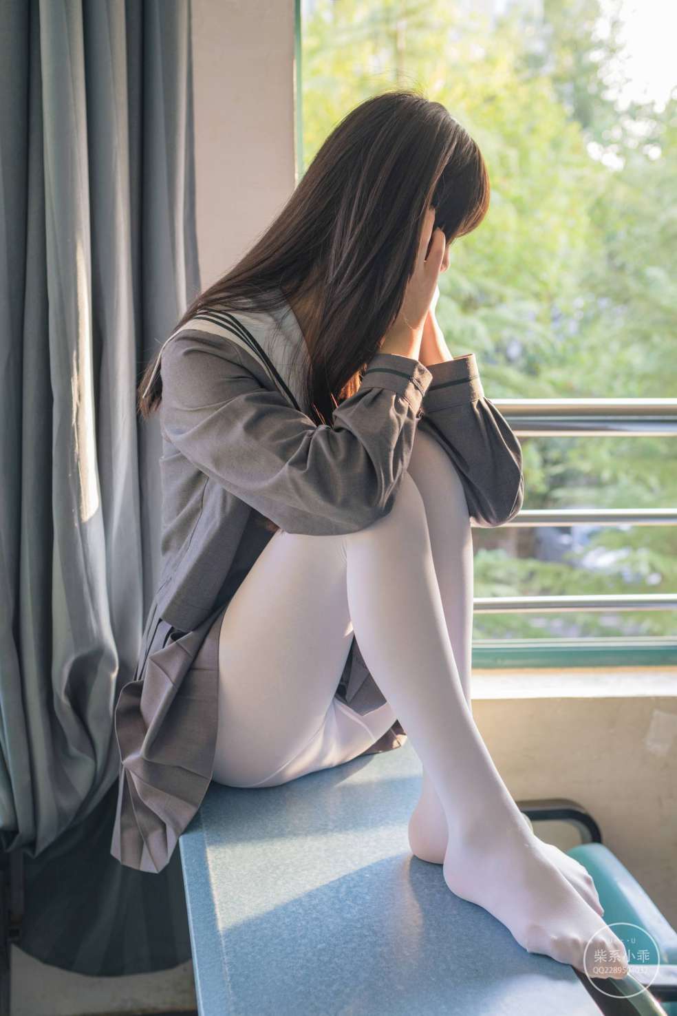 图片[4]-白丝清纯少女真的太可爱了【60P】20001-米合兔