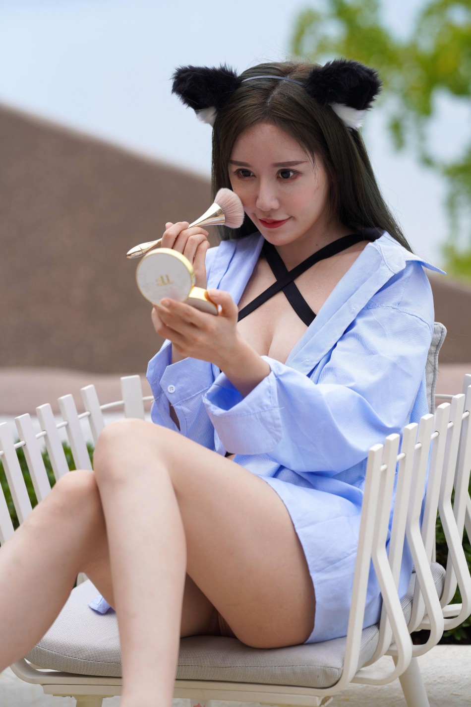 图片[5]-可爱的猫耳朵比基尼美少女【394P】00043-米合兔
