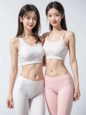 图片[18]-AI瑜伽裤清纯妹子系列图-米合兔
