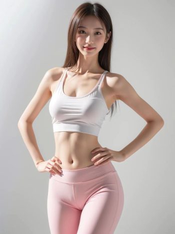 图片[17]-AI瑜伽裤清纯妹子系列图-米合兔