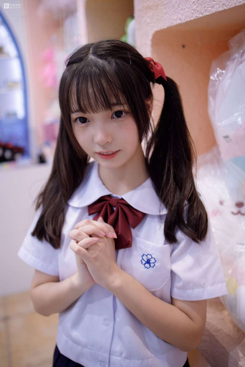 图片[4]-眼神好清澈的双马尾白丝女孩【75P】20019-米合兔
