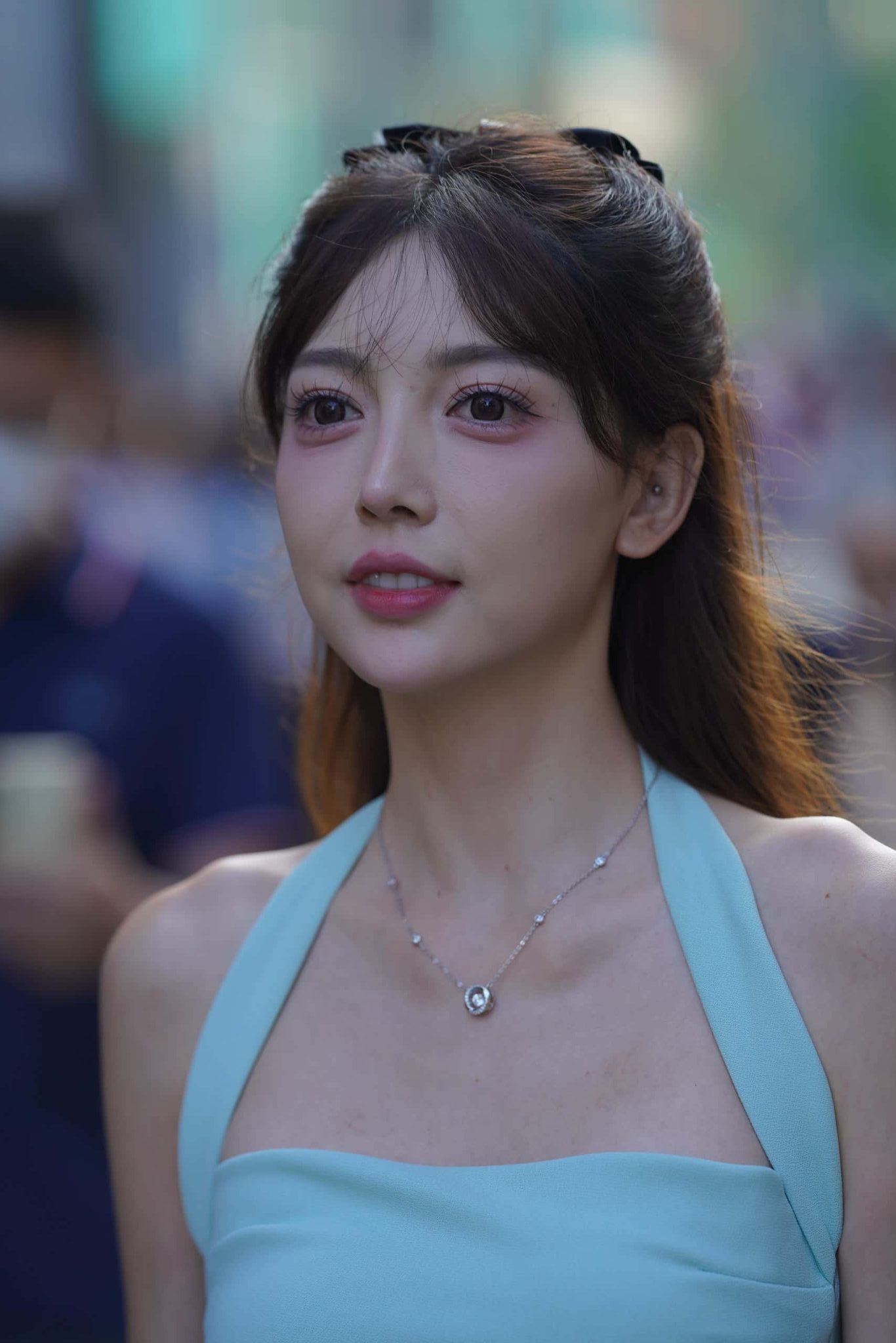 图片[1]-P4372 甜美吊带长裙 【176P】-米合兔