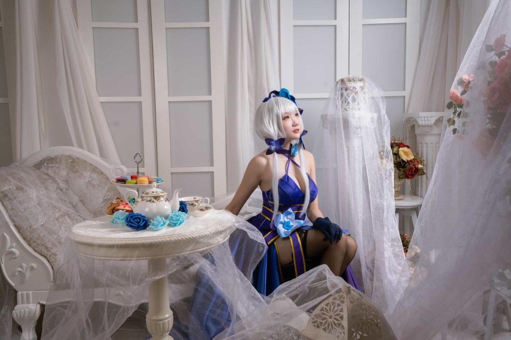 图片[1]-18P瓜希酱 光辉 茶会 Cosplay中国NO.011-米合兔